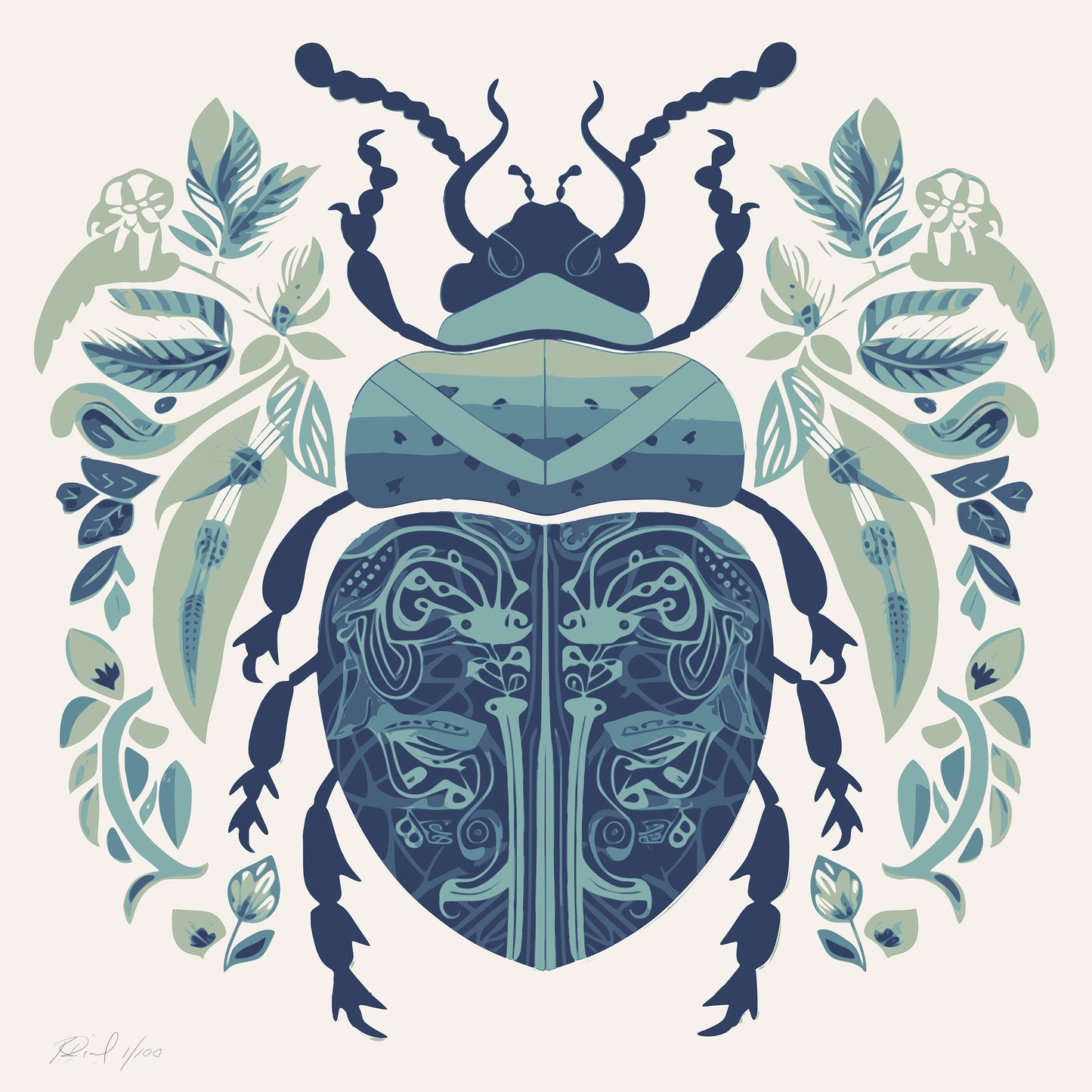 Beetle Study In Form #2