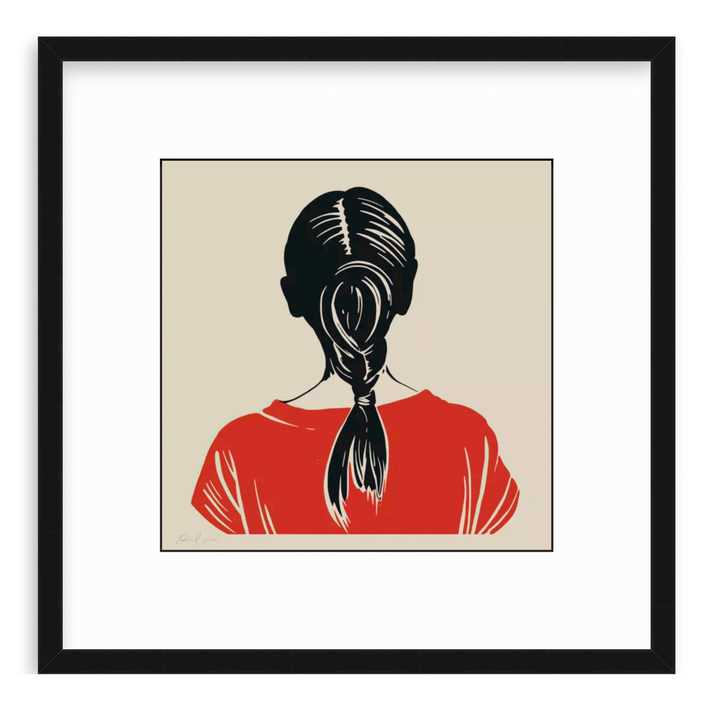 Woman With a Braid