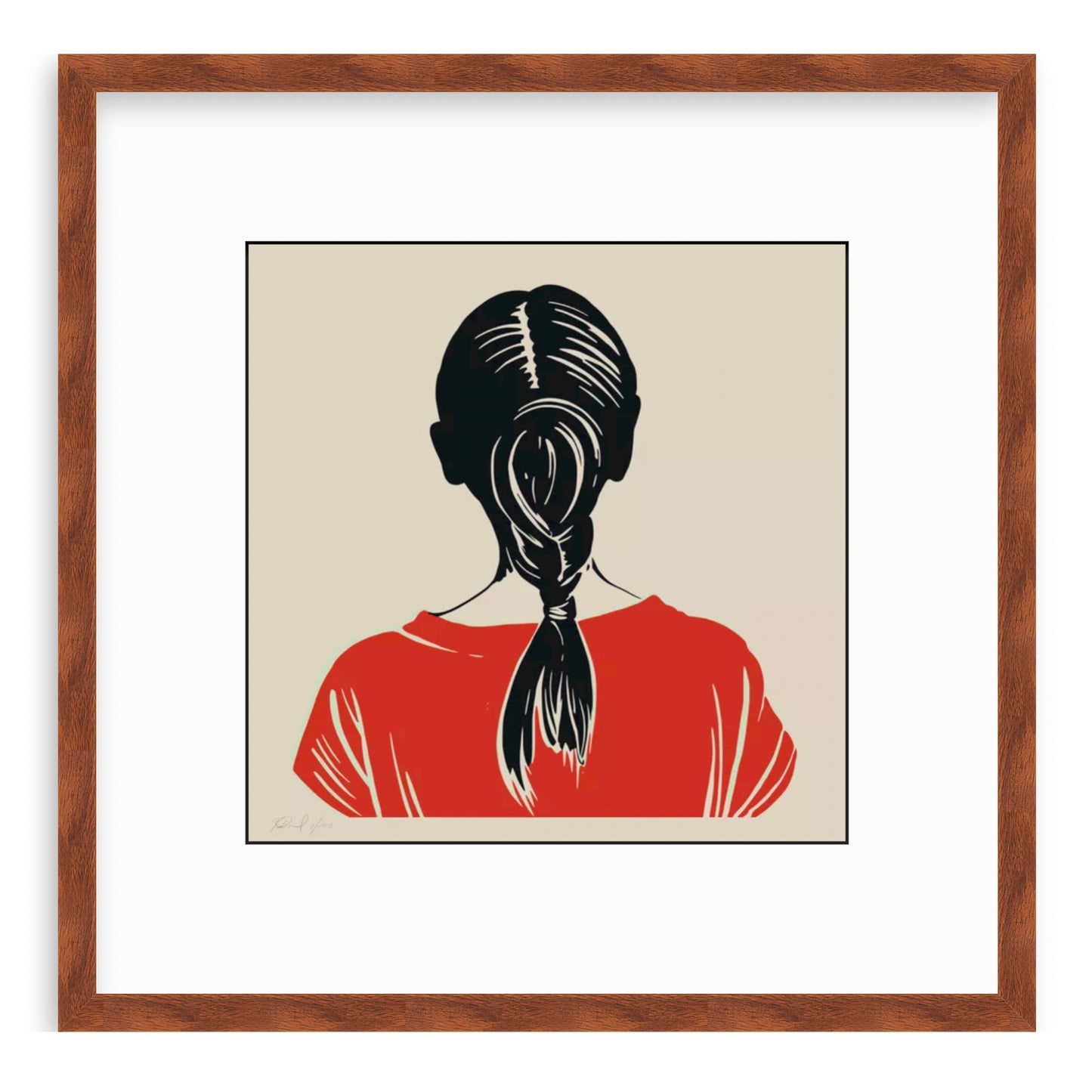 Woman With a Braid